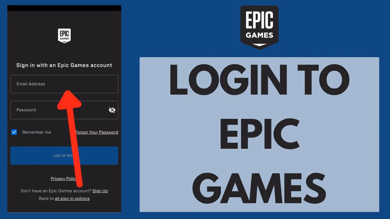 How do I sign in to my Epic Games account?