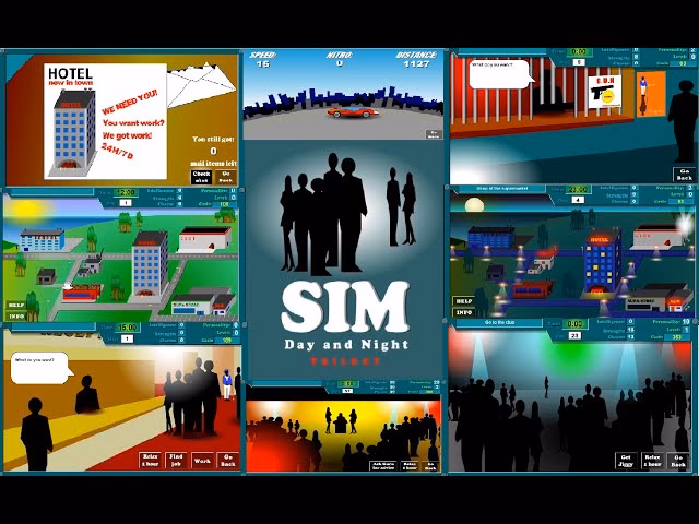 Is Sim day & night a flash game?