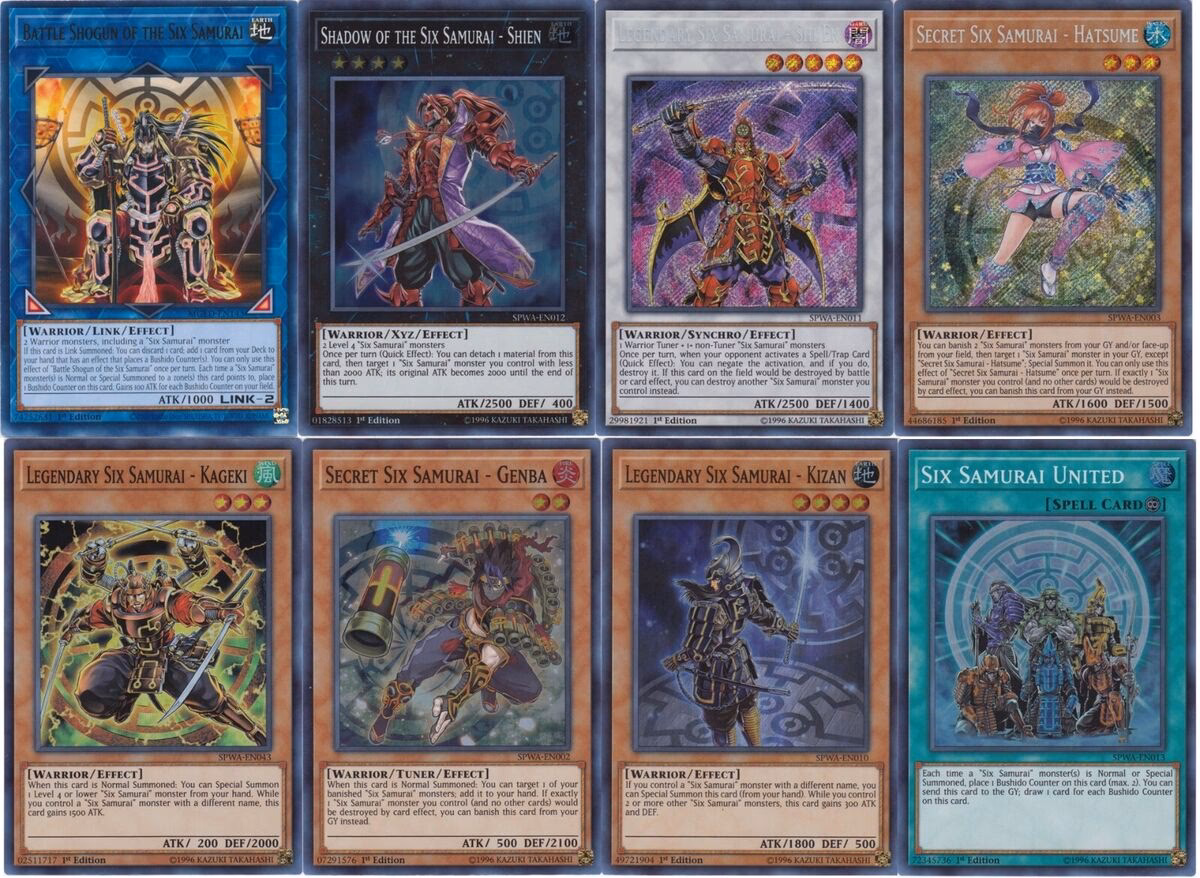How many samurai decks are there?