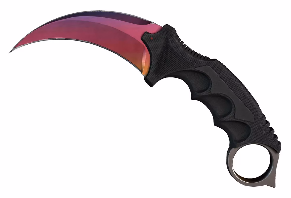 Quais são as opções de Skin de faca?