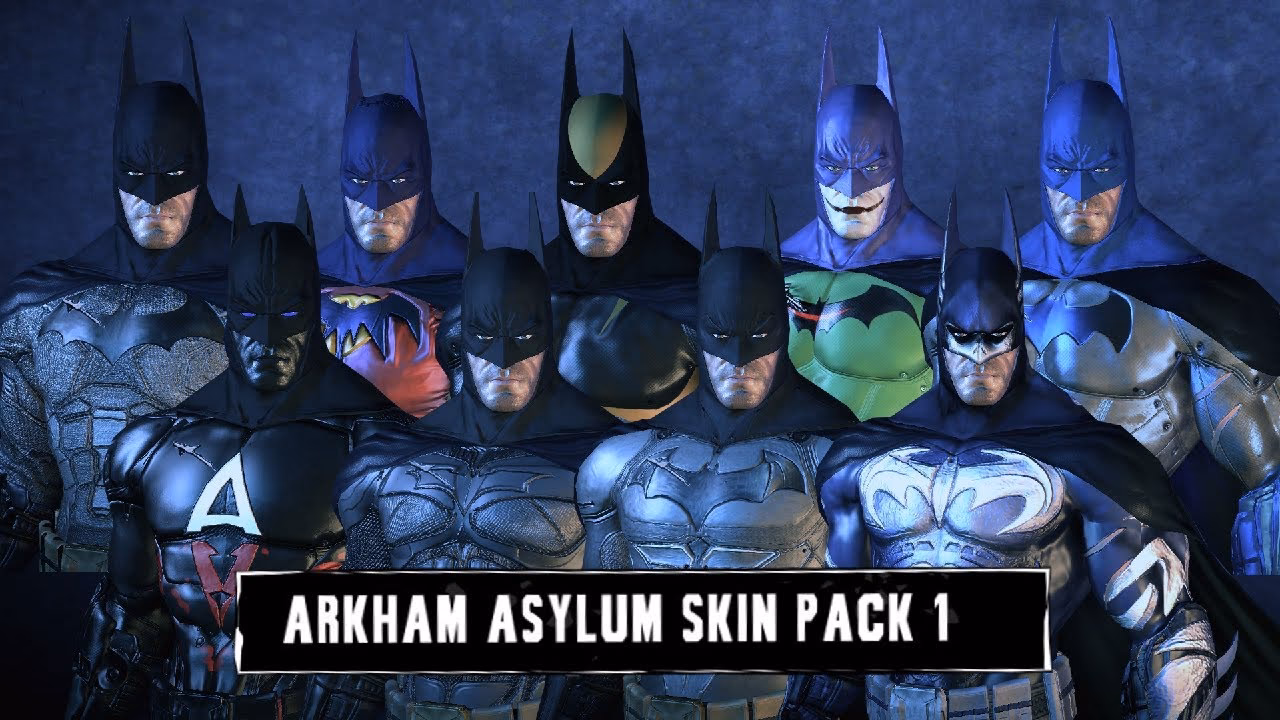 How many skins does Arkham Asylum have?