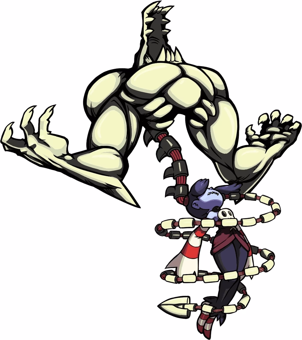 Does Squigly have a statue of Leviathan?