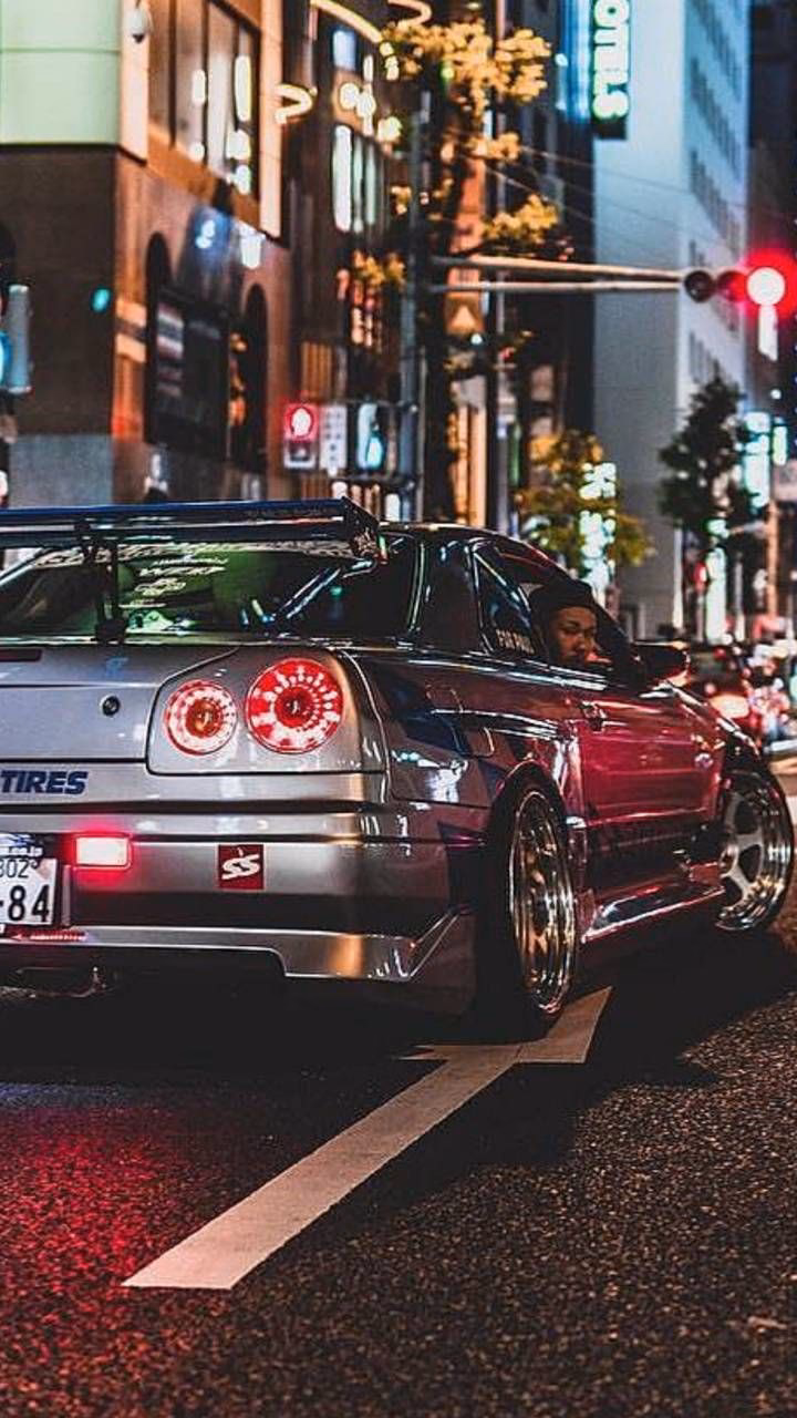 How to make a Nissan Skyline GTR R34 wallpaper?