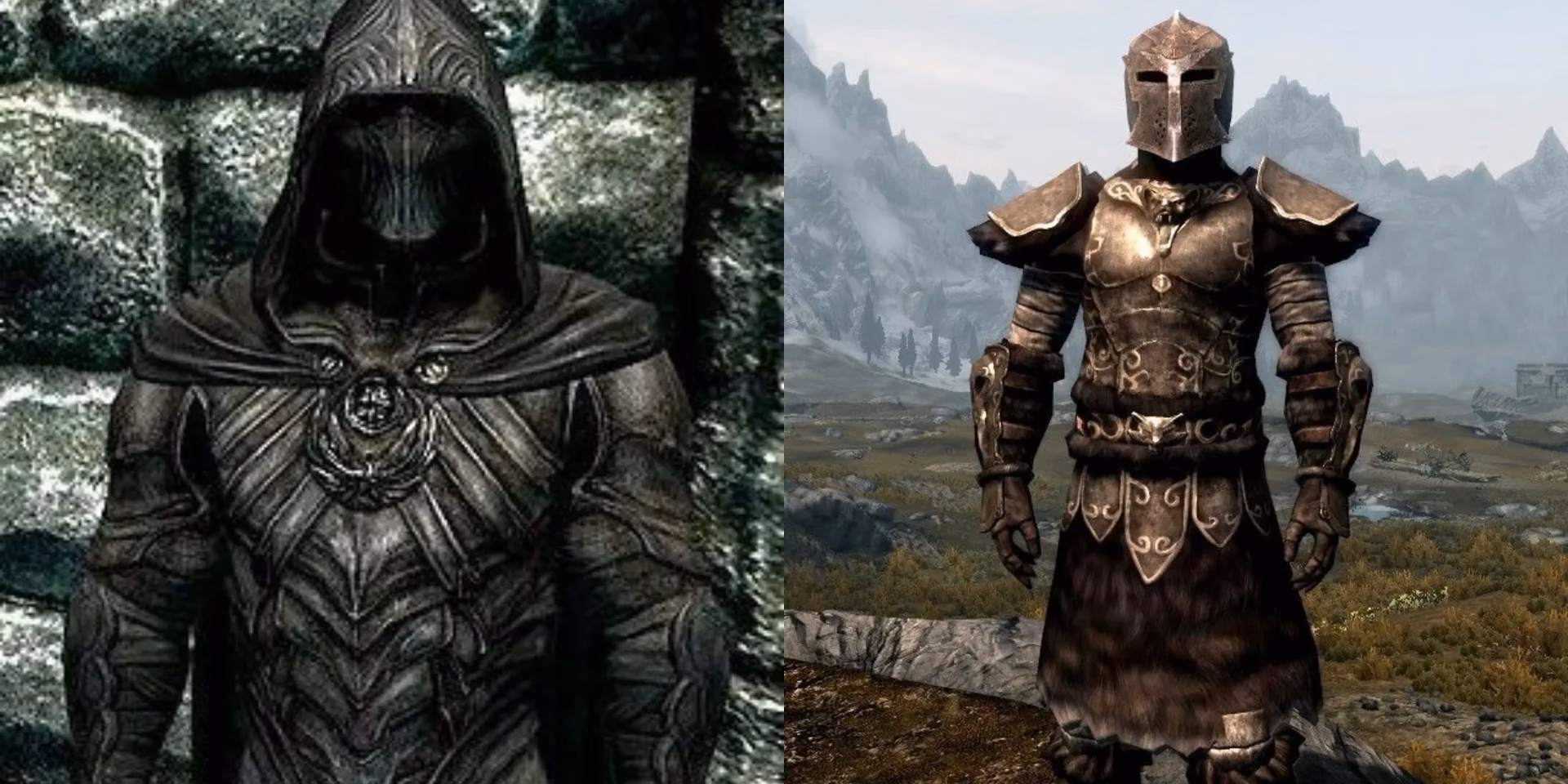 What are the different types of armor in Skyrim?