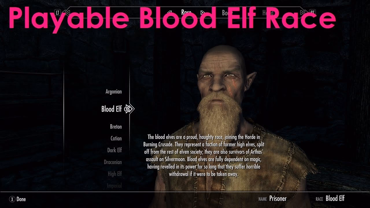 Where can I find wood elf blood?
