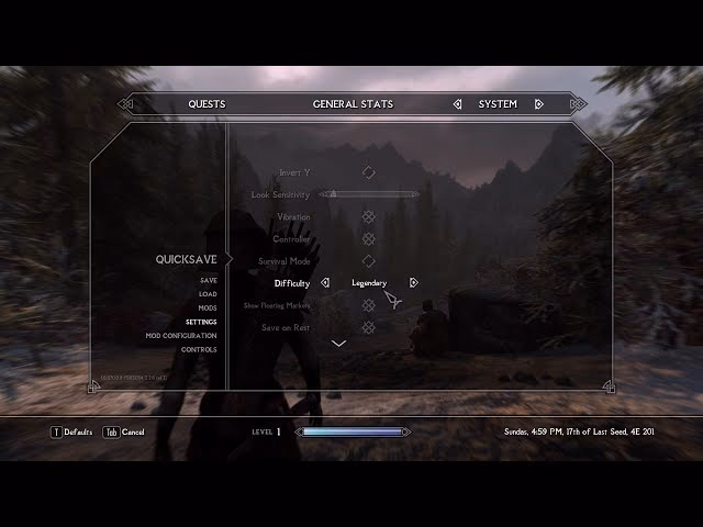 Are difficulty settings gone - Skyrim se - Nexus Mods?