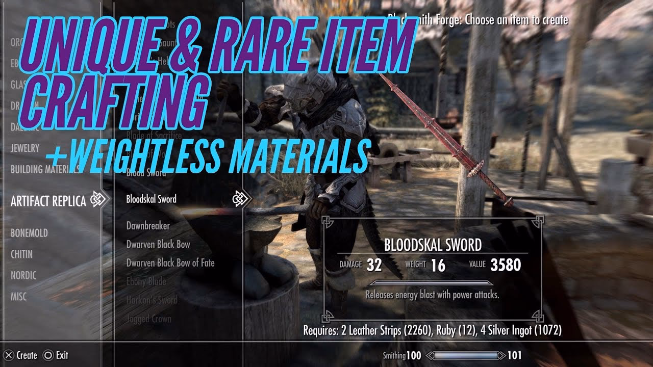 What is Skyrim crafting mod?