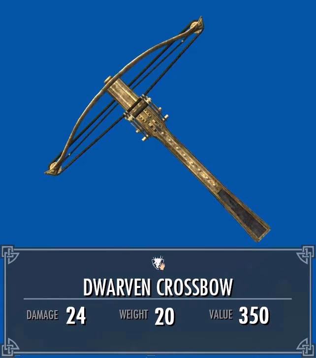 What is a dwarf crossbow in Skyrim?