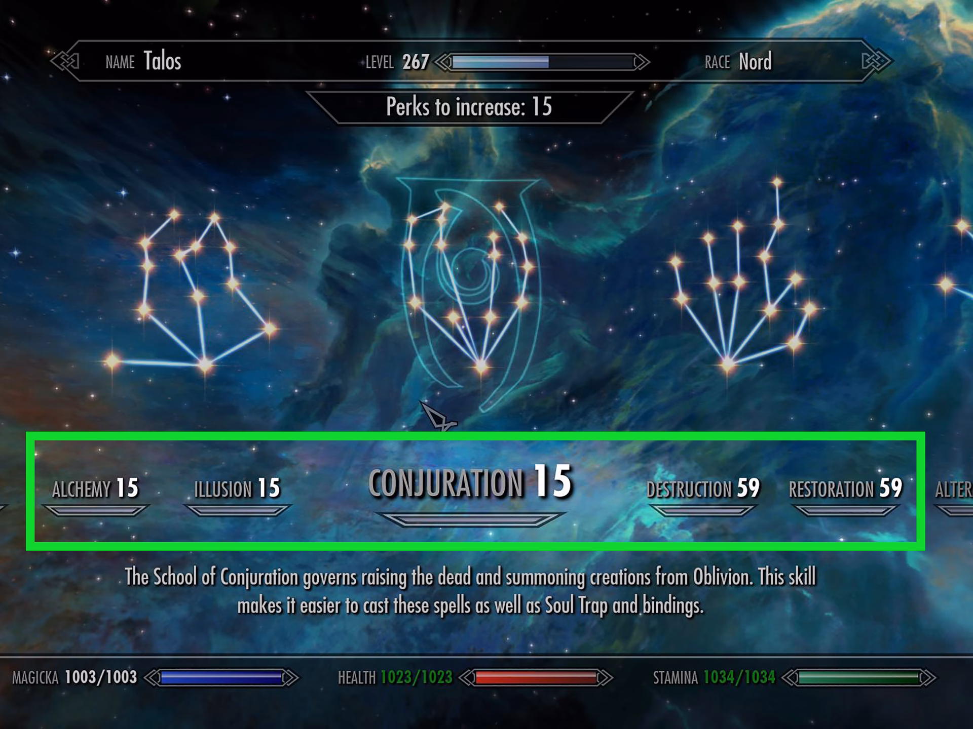 How do you level skills in Skyrim?