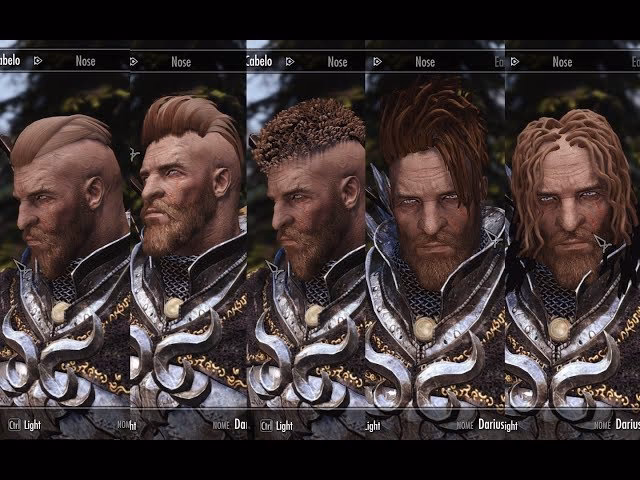 How many hairstyles are there in Skyrim?