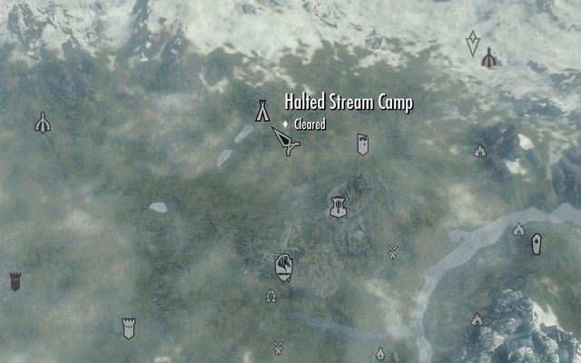 Where is halted stream?