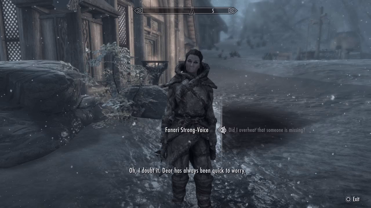 How do you find a lost companion in Skyrim?