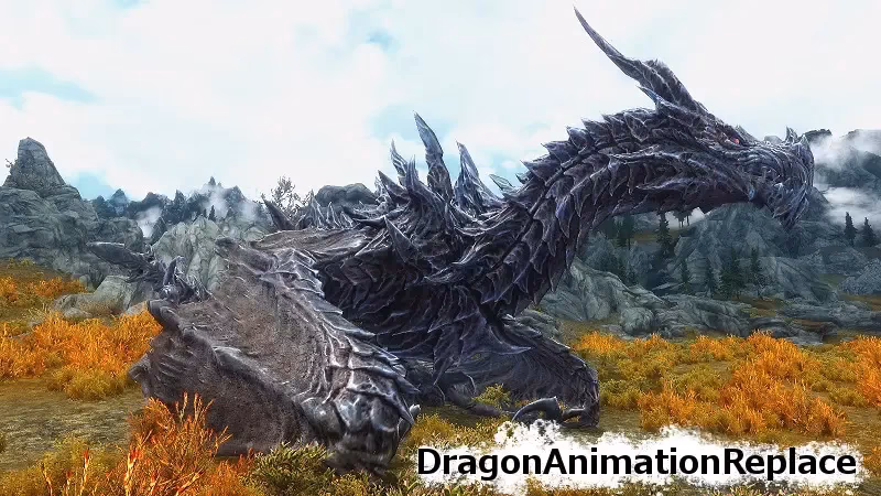 Is there a new dragon animation in Skyrim?