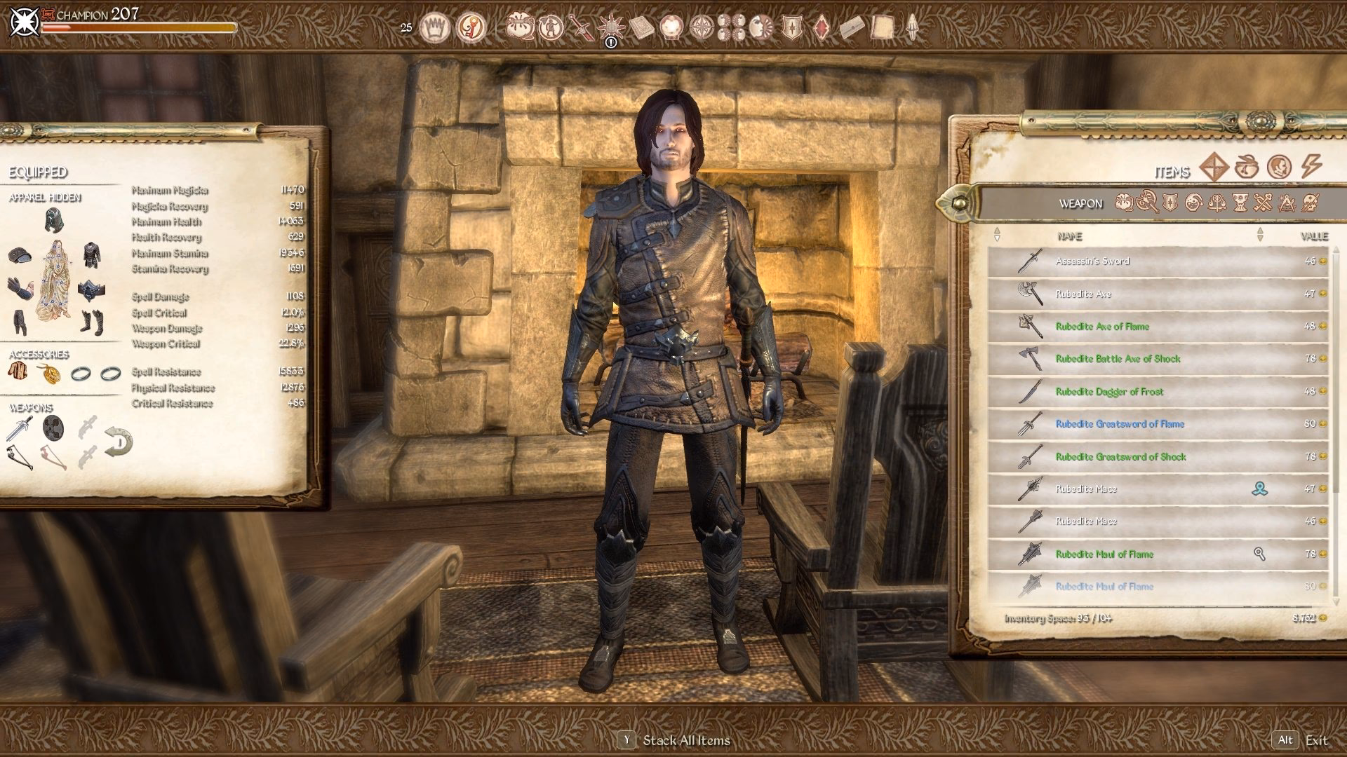 What is Oblivion UI skin for HUD status bars 'Skyrim mode'?