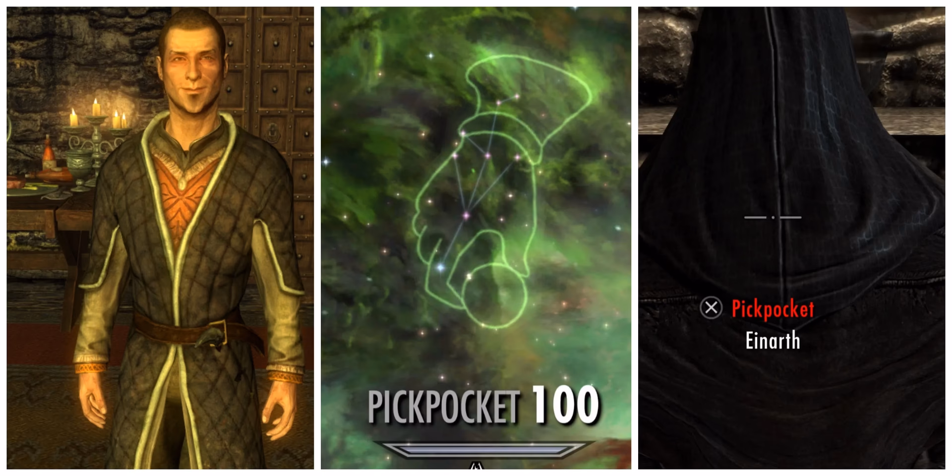 How do you pickpocket in Skyrim?