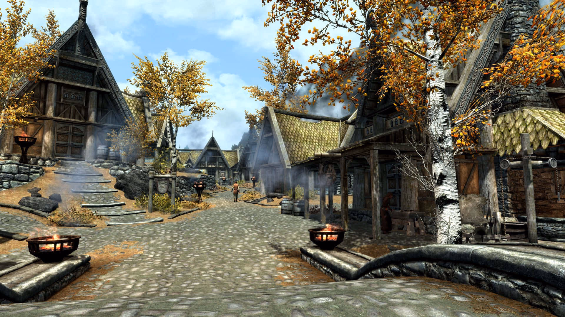 Can I create my own Skyrim Main menu background?