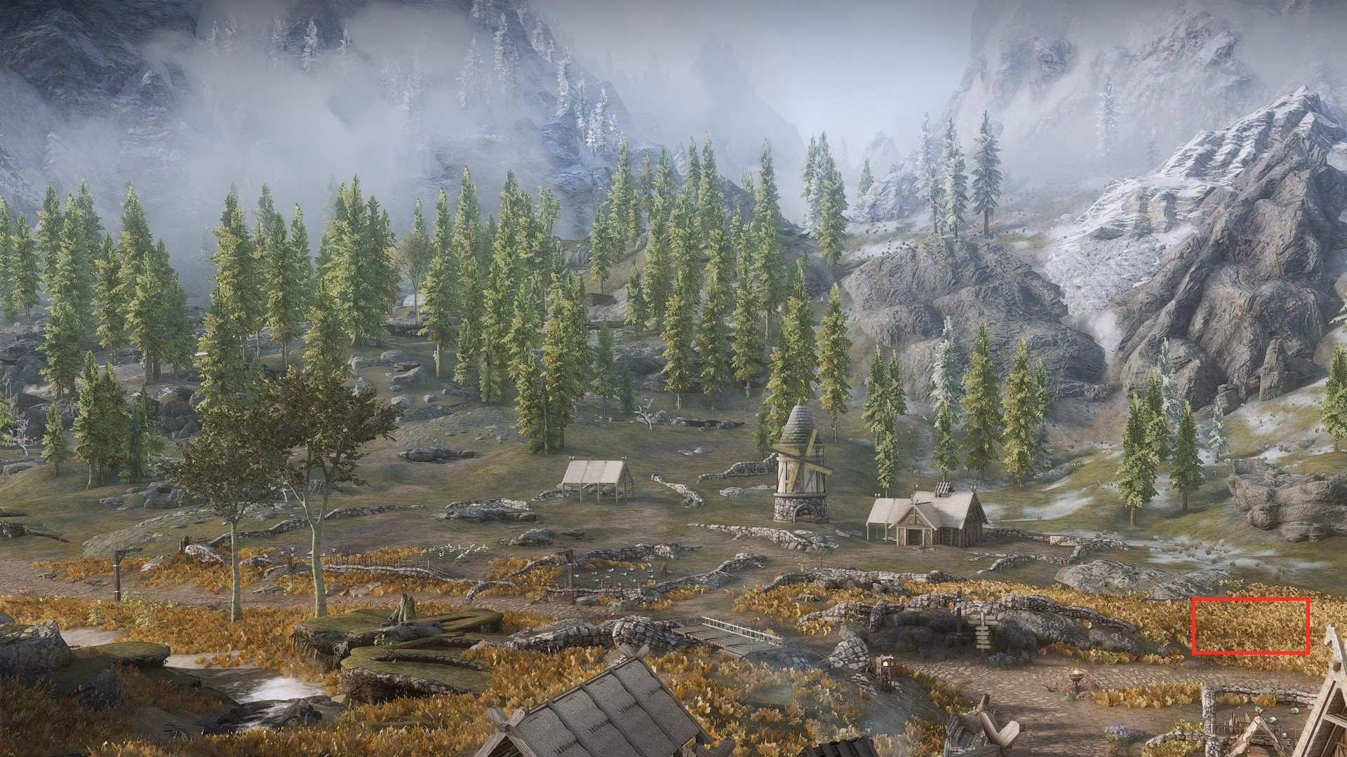 Where is large object distance in Skyrim Special Edition?