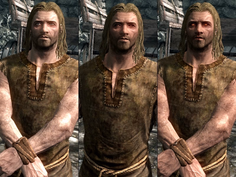 Do vampires have deformed facial structure?