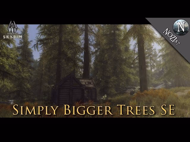 How does Skyrim make trees bigger?