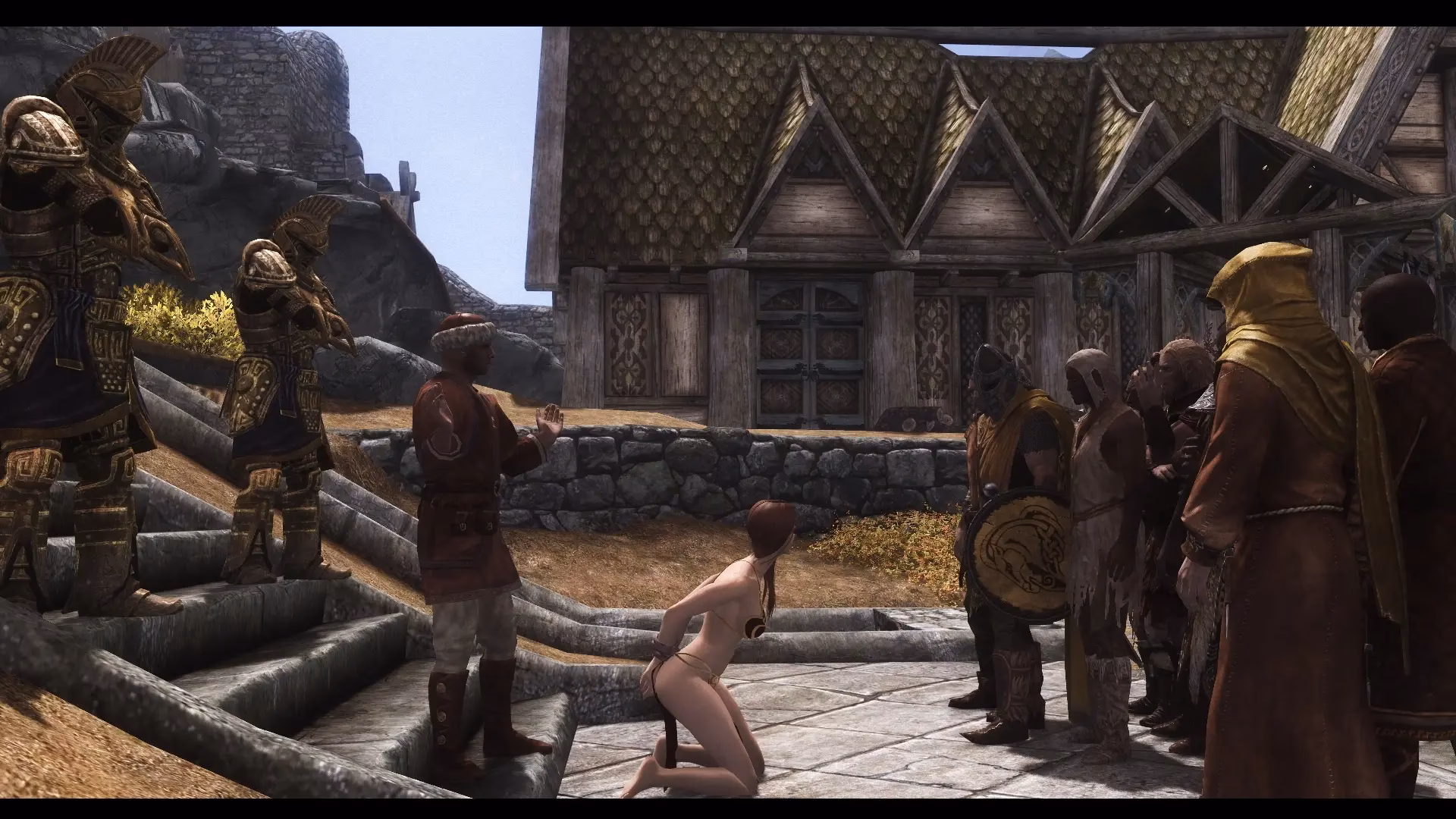 What is the essential slave shouts slavery mod for Skyrim?