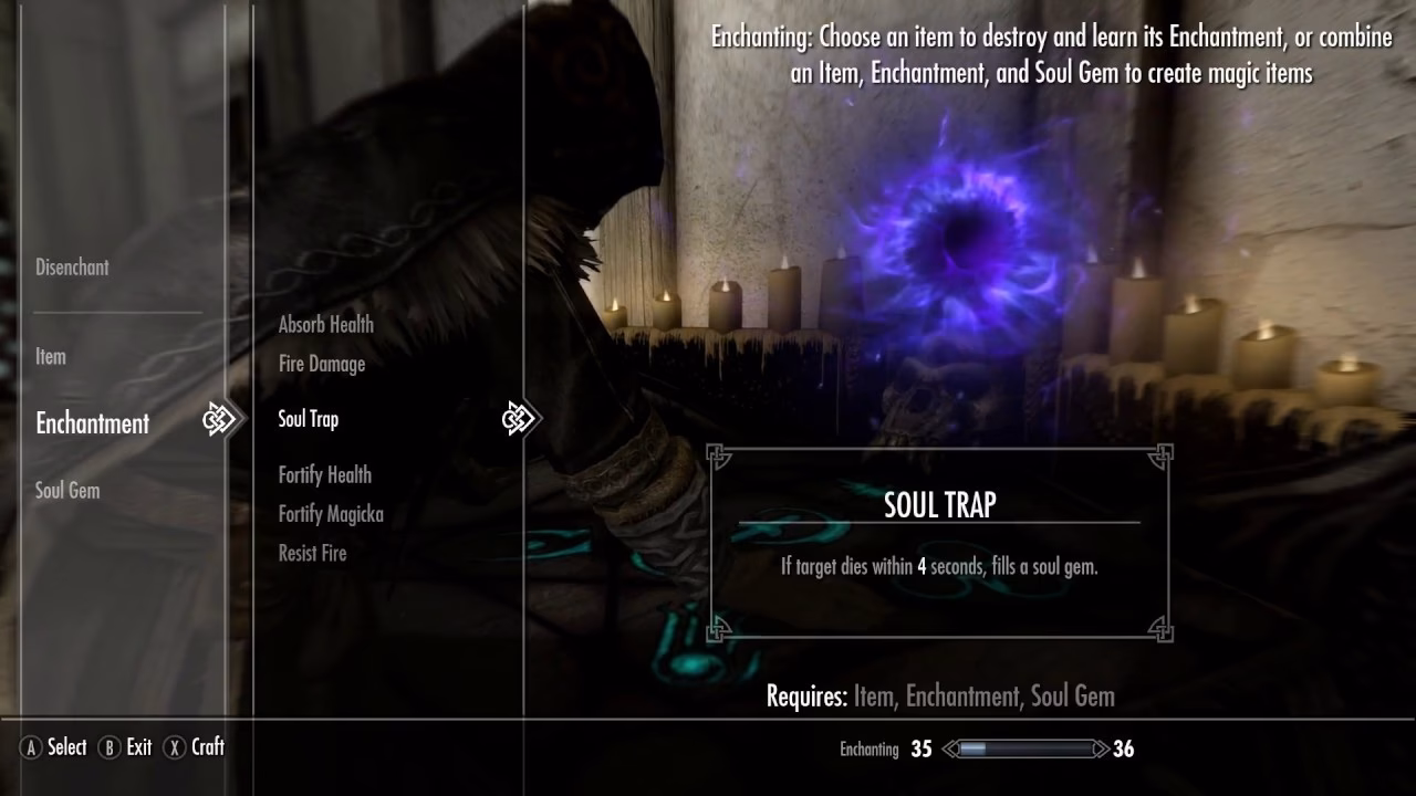 What is a soul trap in Oblivion?