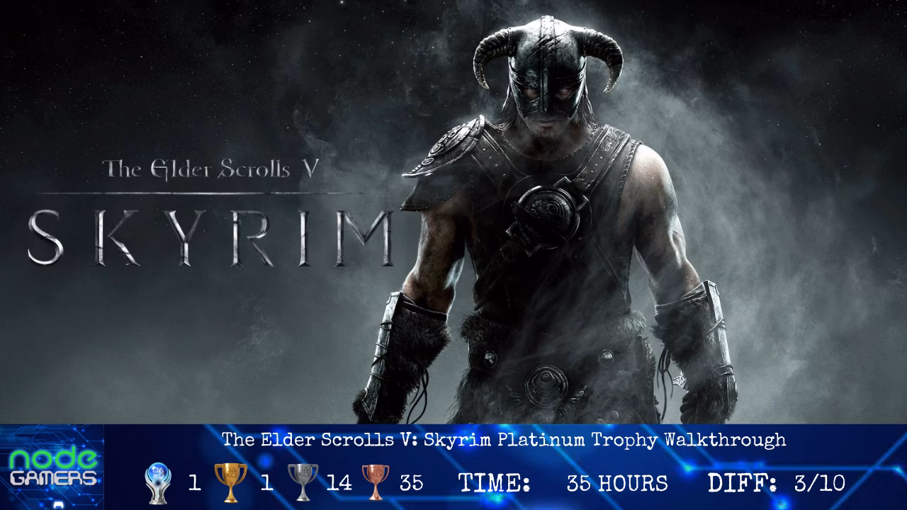 How do you make a trophies roadmap in Skyrim?