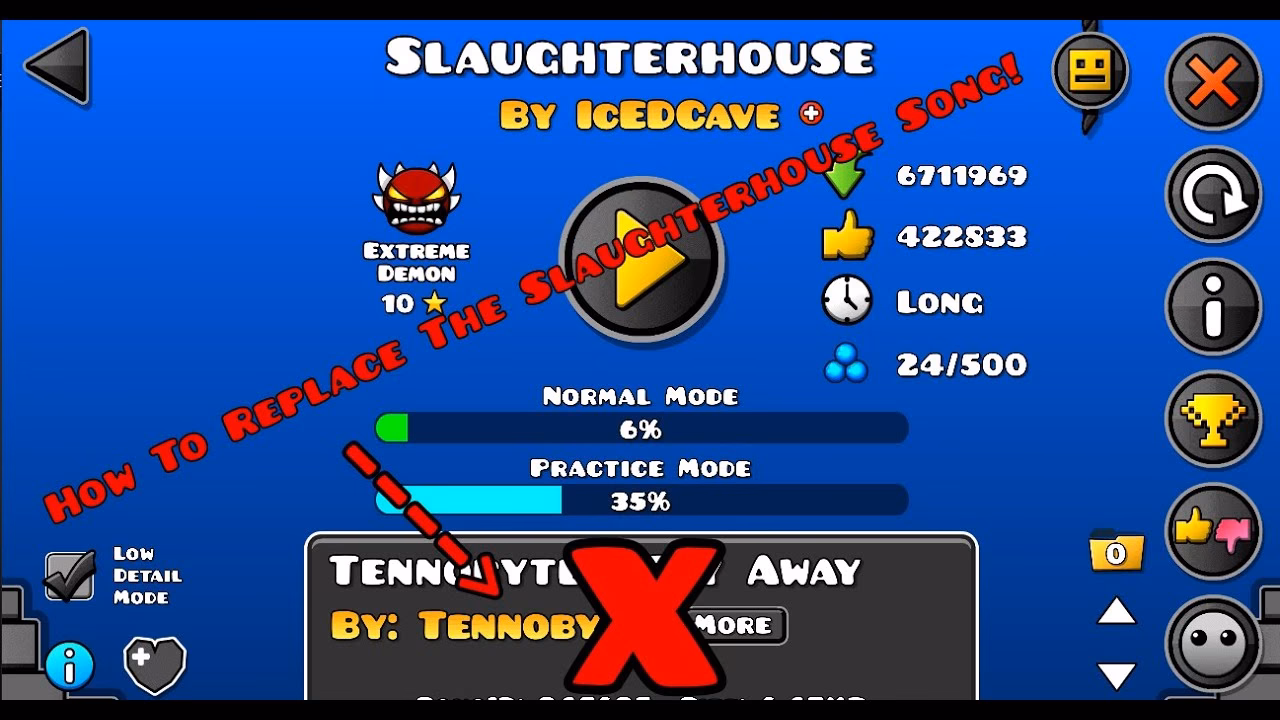 Where can I listen to Crim3s - lost (slaughterhouse - Geometry Dash)?