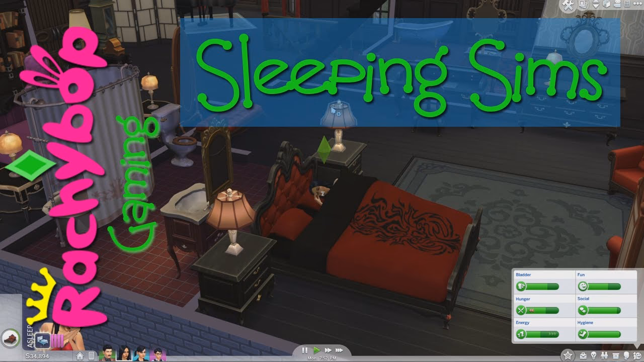 How do I get my sim to sleep again?