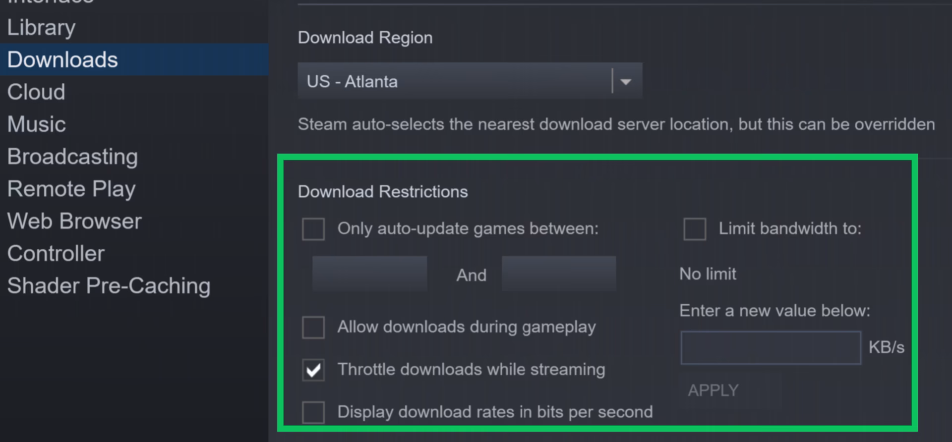 Why is my Steam download so slow?
