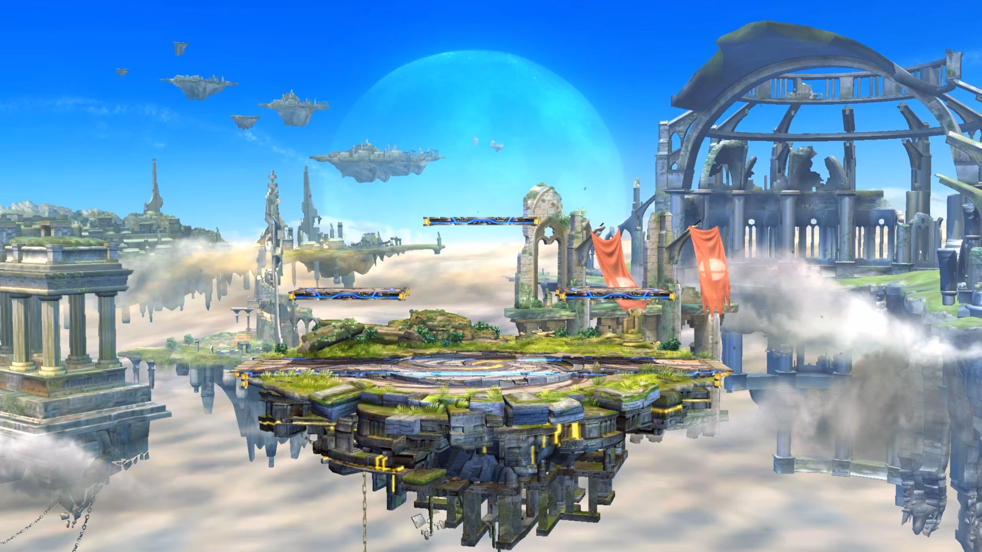 What is the main theme of Smash Bros Ultimate?