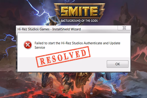 How do I fix a smite error?