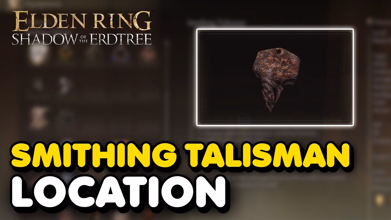 How do I get a smithing Talisman?