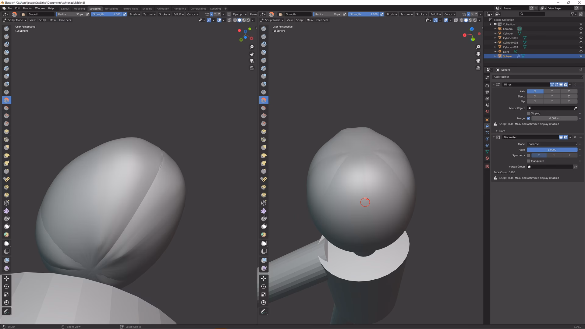 How to smooth objects in Blender?