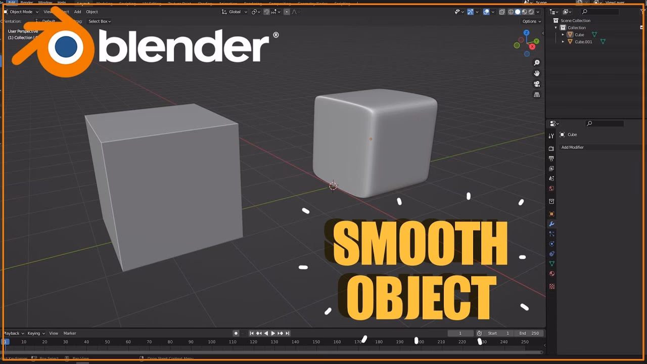 How to smooth objects in Blender?