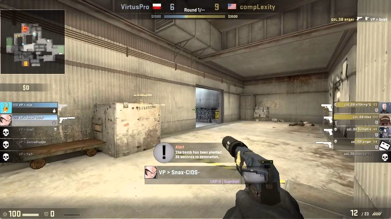 What CSGO settings does Snax use?