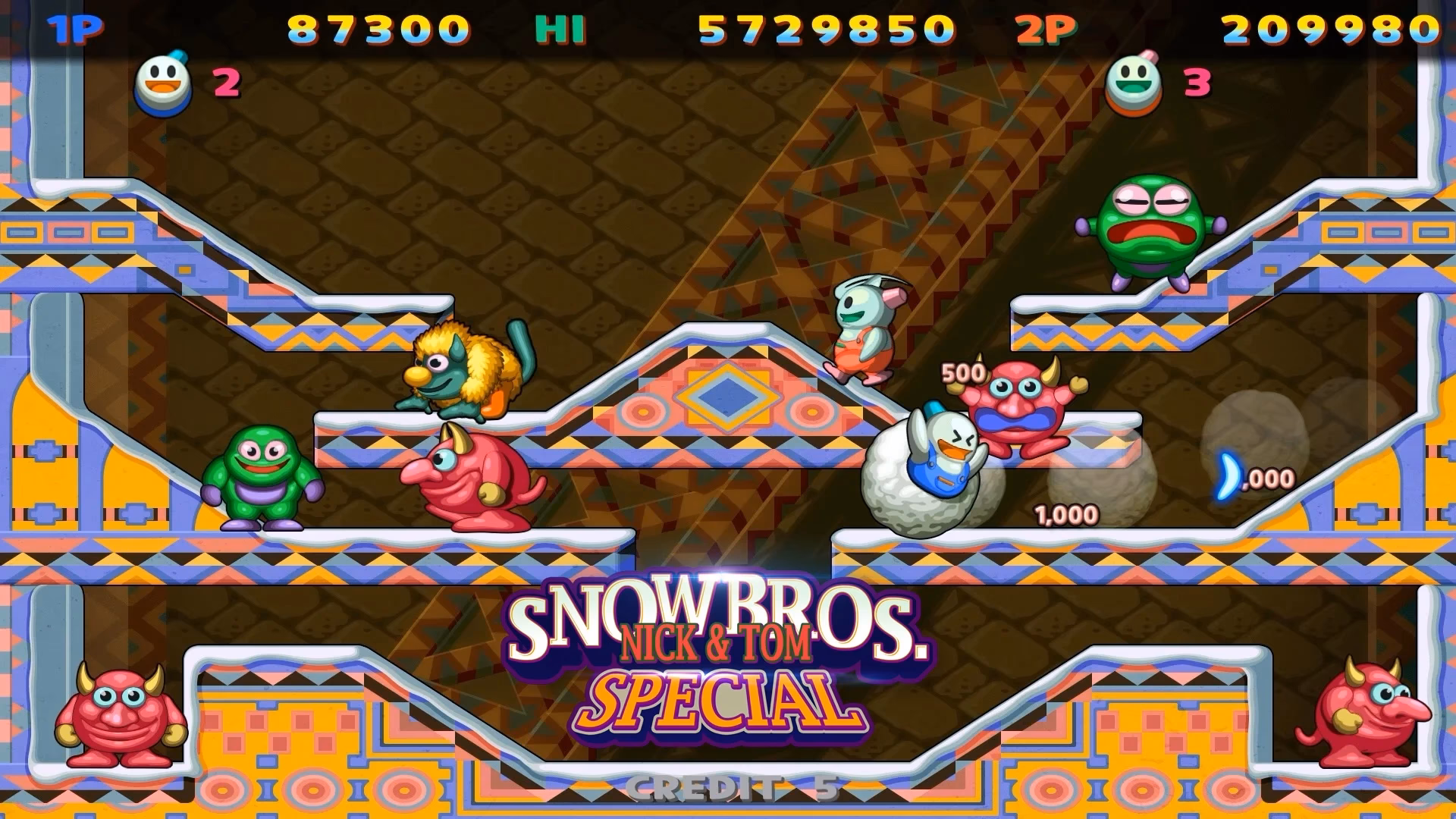 Where to play Snow Bros Nick and TOM Online?