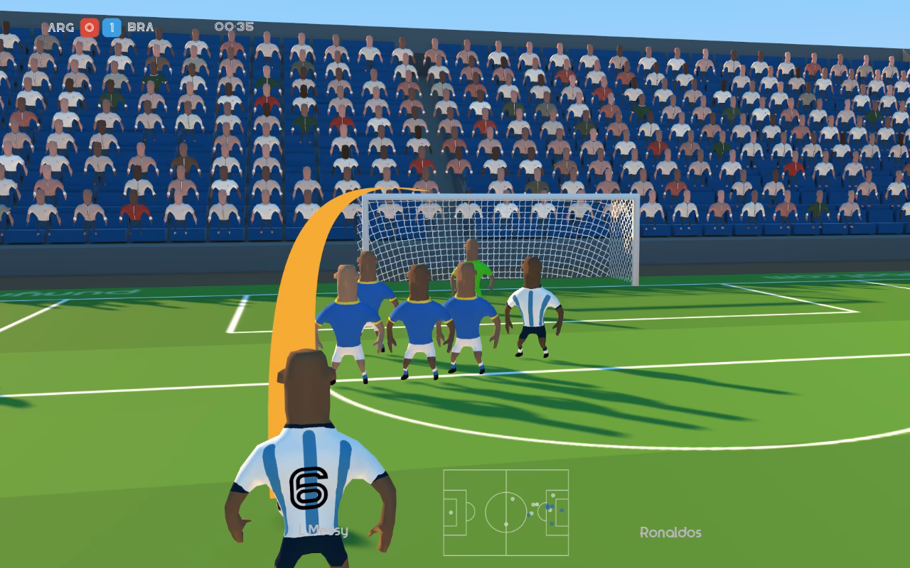 What is Super liquid soccer by punyrobot?
