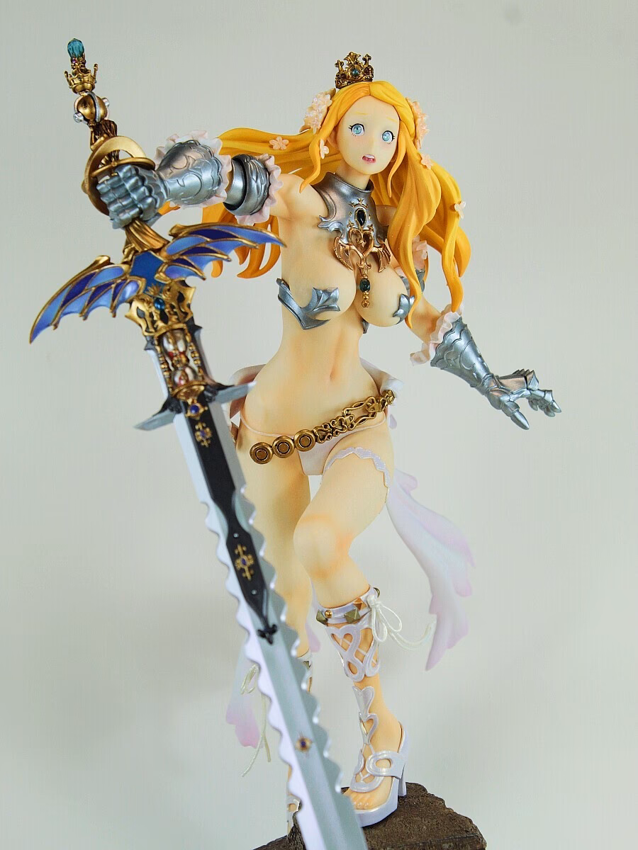 What does Princess Solange do with the Sacred Blade DeLuxcalibur?