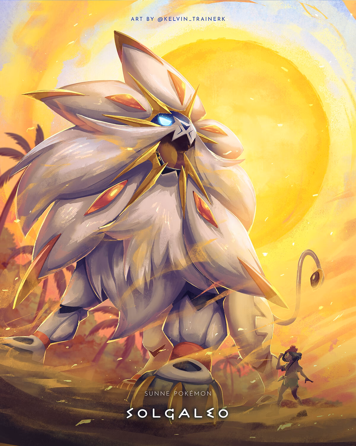 Where can I find Pokémon Solgaleo wallpapers?