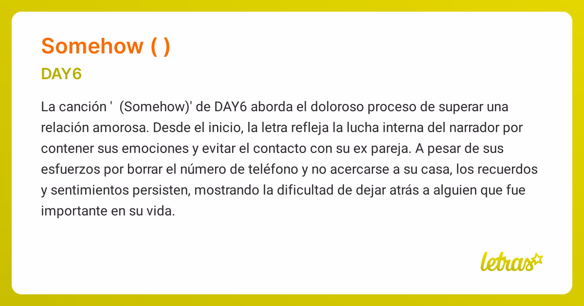 ¿Cuántas traducciones de Somehow hay?
