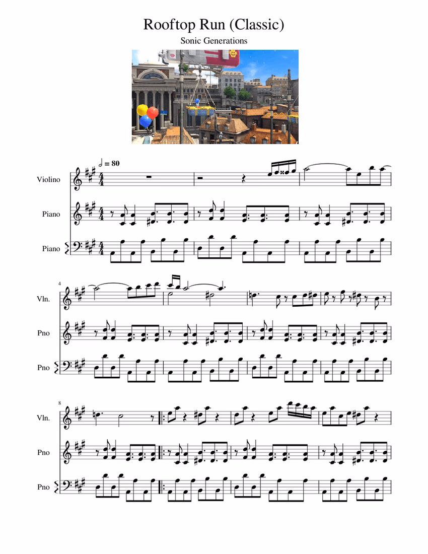 Where can I stream Rooftop Run (Classic - Sonic Generations)?