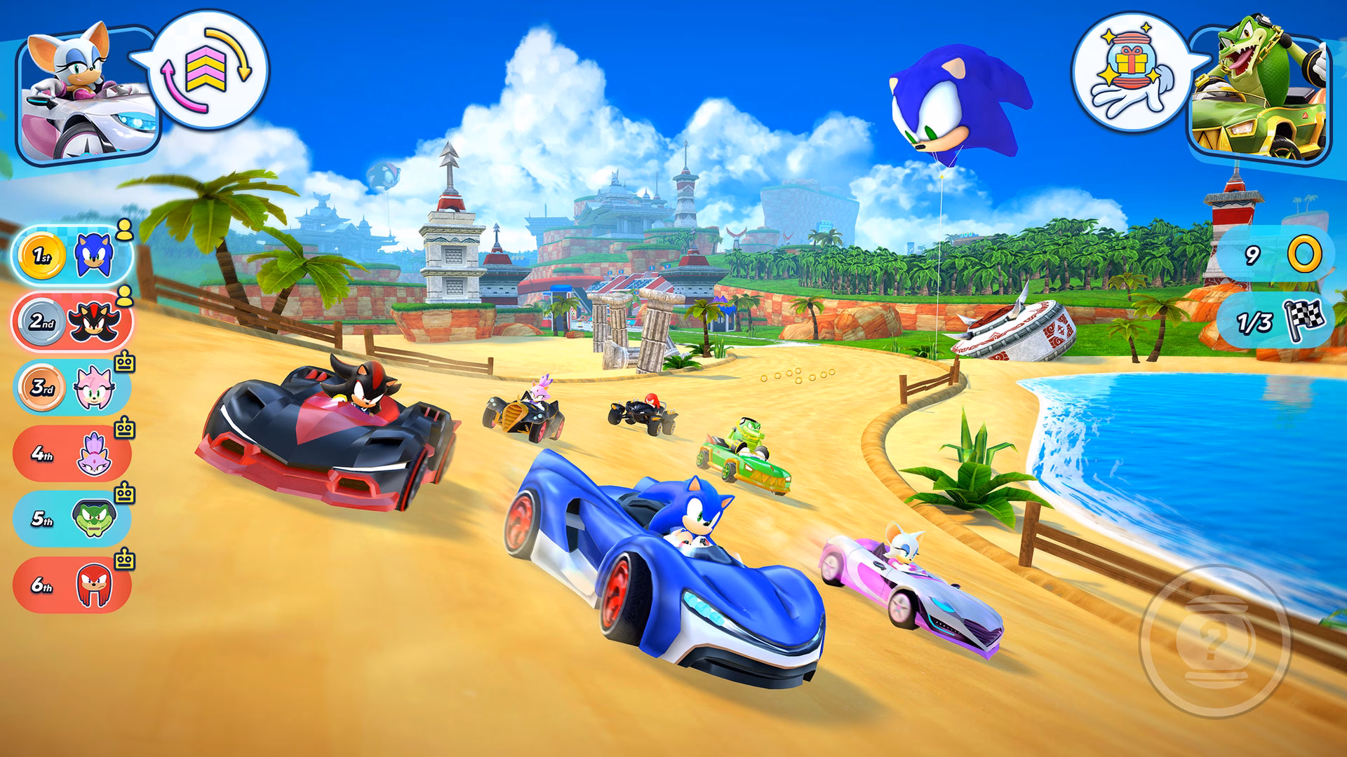 ¿Qué incluye el nuevo Kart Racer de Sonic?