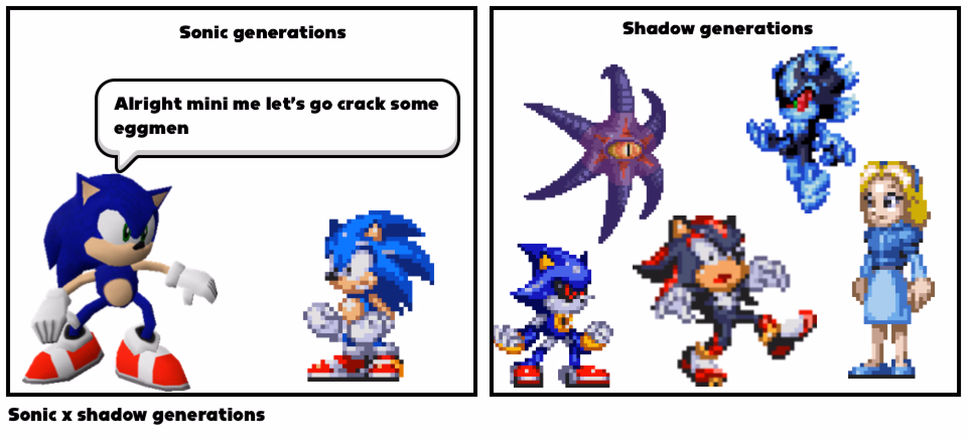 How does Sonic X Shadow generations work?