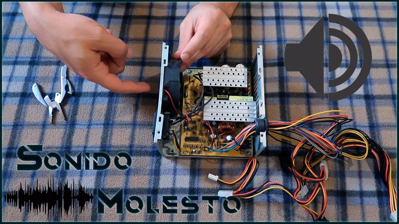 ¿Cuál es el ruido que proviene de la fuente de alimentación de mi computadora de escritorio?