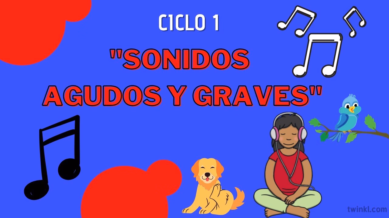¿Cuáles son los sonidos graves para niños?