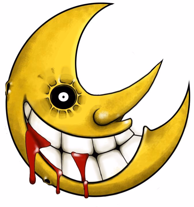 Does Soul Eater have a grinning Moon?