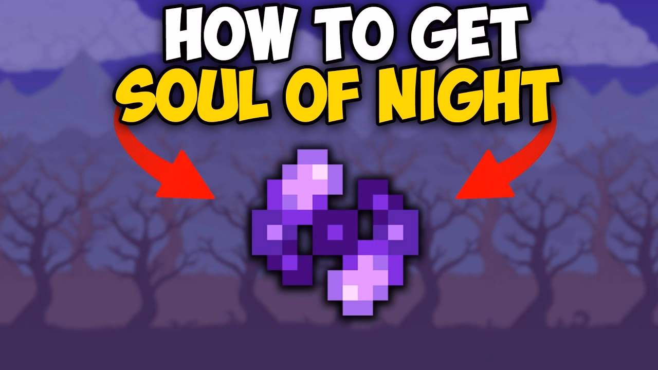 How do you get souls of night in terraria?