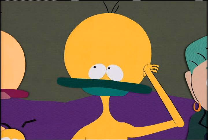 What is the alien category on South Park?