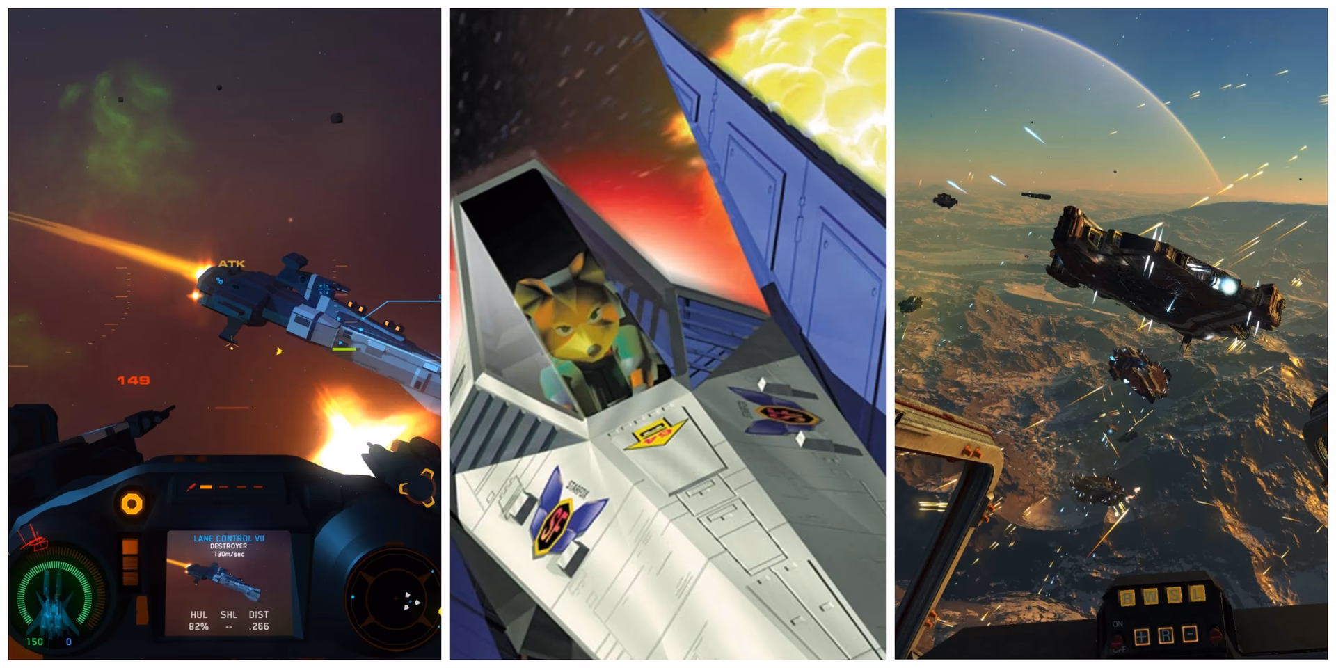 What are the best space combat games of all time?