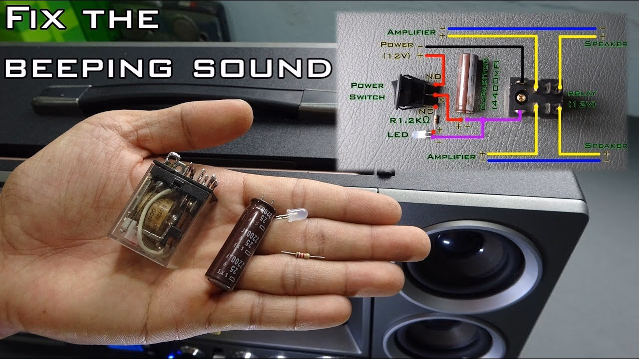 What does it mean if a speaker beeps when charging?